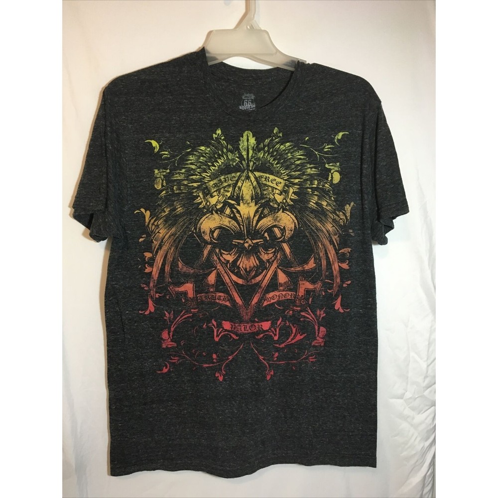 Route 66 Original Clothing Company Size Large. Ride Free Truth Honor Valor